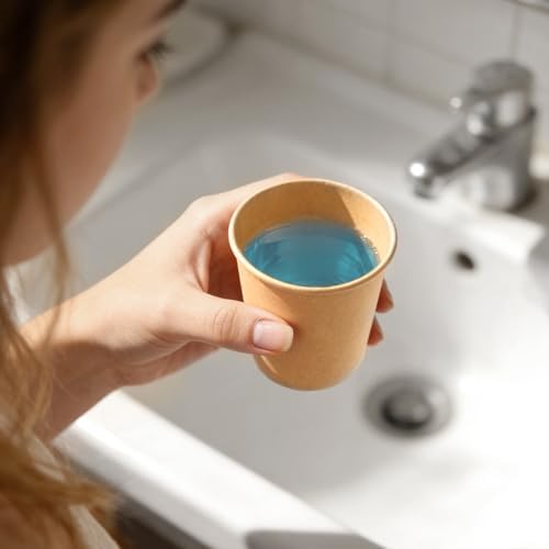 BYSNOW 400 Pack 3 oz Kraft Paper Cups, Small Disposable Bathroom Cups