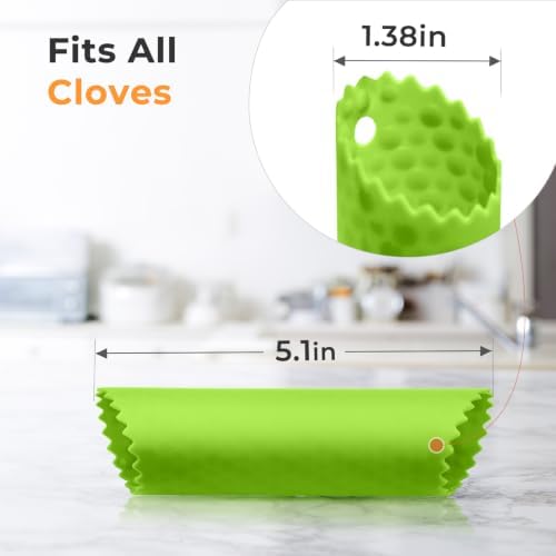 Silicone Garlic Peelers Skin Remover Roller Tube(Green,Red)