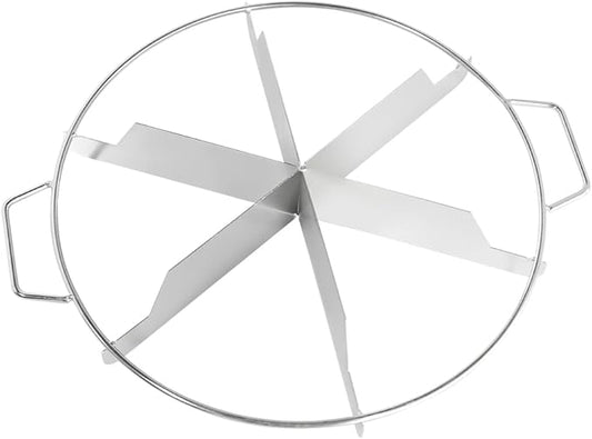 6 Slices Pie Cutter Cookie Cutters Pizza Cutters Stainless Steel Side-Handles Kitchen Tools
