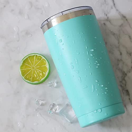 8 Pack 20oz Tumbler Vacuum Insulated Travel Mug with Lids, Stainless Steel Double Wall Bulk Cup for Home, Office, Outdoor Suitable for Vehicle Cup Holders(Black)