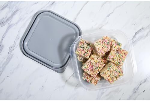 GoodCook EveryWare Extra Large Square Food Storage Container, BPA Free, Extra Large (Pack of 24)