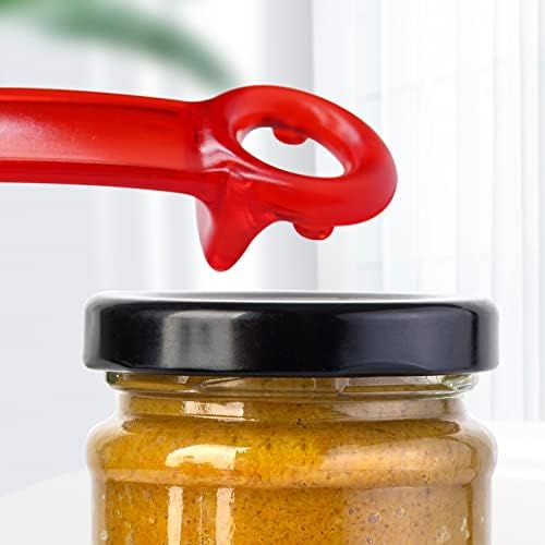 1PCS Plastic Jar Key Opener, Jar Opener for Elderly and Seniors, Red