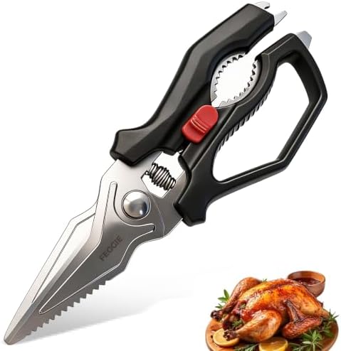 Kitchen Scissors, Heavy Duty Cooking Shears for Poultry, Meat & Bone