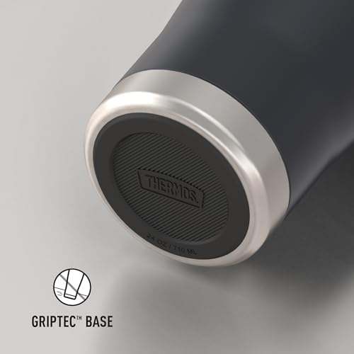 THERMOS ICON SERIES Stainless Steel Cold Tumbler with Slide Lock, 24 Ounce, Granite (Pack of 4)