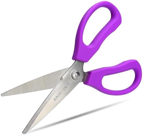 KUNIFU Detachable All Purpose Kitchen Scissors Shears - Purple