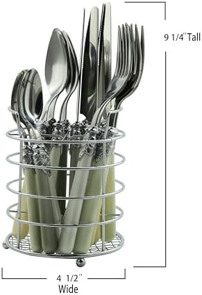 Gypsy Color Baroque Bone Mix & Match Stainless Steel Flatware Collection, Set of 16