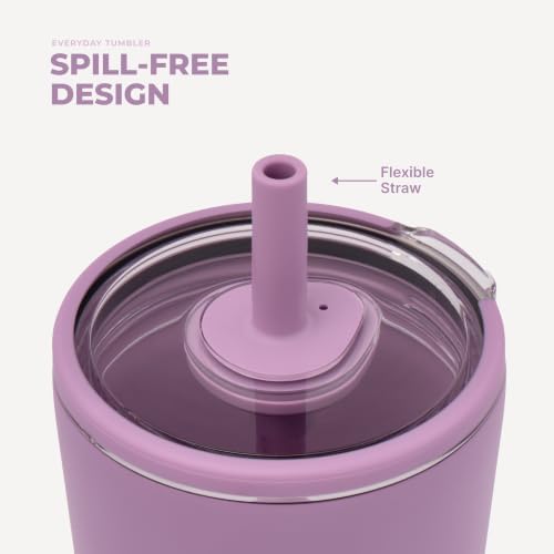 HydroJug Everyday Tumbler 20 oz, Ceramic-Lined Straw Cup, Pixie