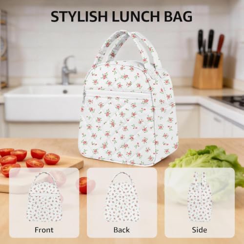 Paquesta Lunch Bag Women Stylish Quilted Lunch Boxes for Adult