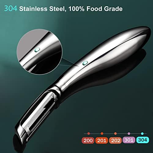 SUCCFLY Potato Peeler Stainless Steel, Premium Vegetable Peeler for Kitchen