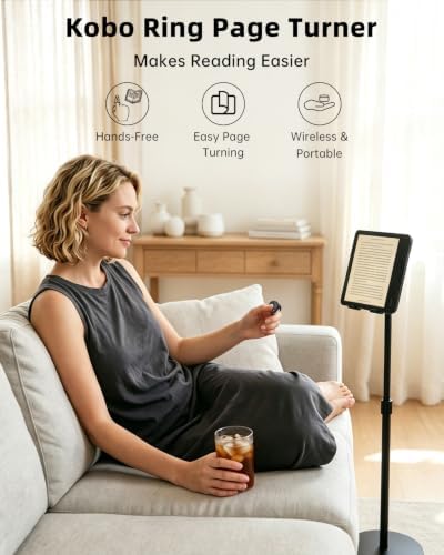 Kobo Ring Page Turner | Bluetooth Remote Control for Kobo e-Readers