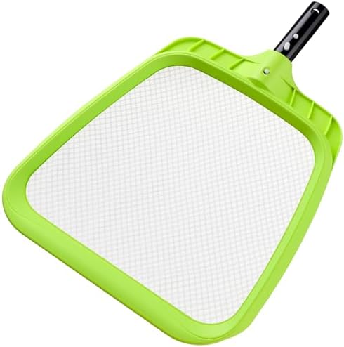 Sepetrel Pool Skimmer Net - Professional Heavy Duty Reinforced Frame Leaf Rake Nylon Flat Net,Ultral Fine Mesh,for Spa Pond Swimming Pool, Cleaning Supplies and Accessories, (Pole Not Included)