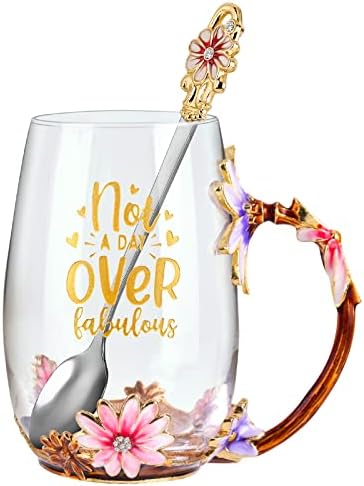 OEAGO Birthday Gifts for Women Mom Tea Cup Unique Friendship Mothers Gifts for Her from Daughter Son Ideas for Friend Female Sister Coworker