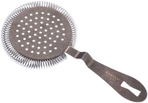 Barfly Deluxe Antique Hawthorne Spring Strainer, Vintage