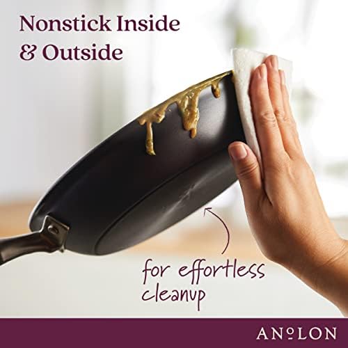 Anolon Advanced Home Hard-Anodized Nonstick Stockpot with Lid, 10 Qt