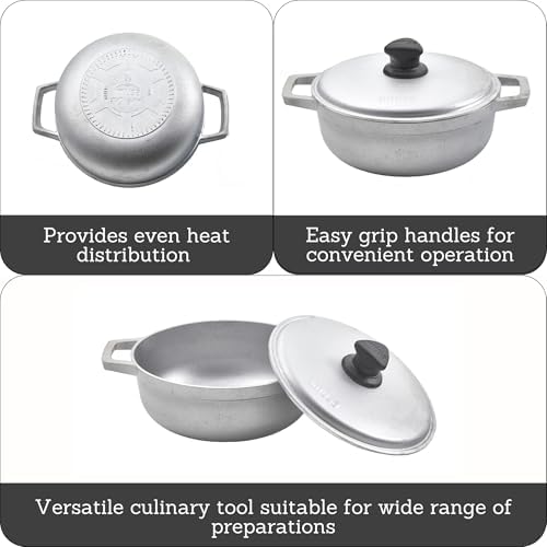 IMUSA 2 Qt Cast Aluminum Caldero Dutch Oven