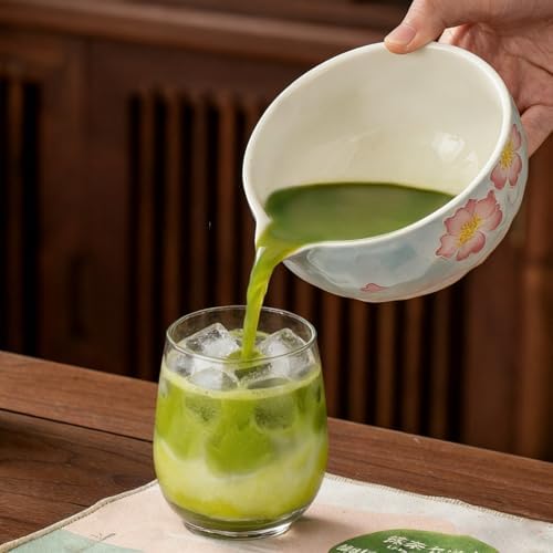 Matcha Whisk set, 9 pcs Handcrafted Matcha Set for Beginner