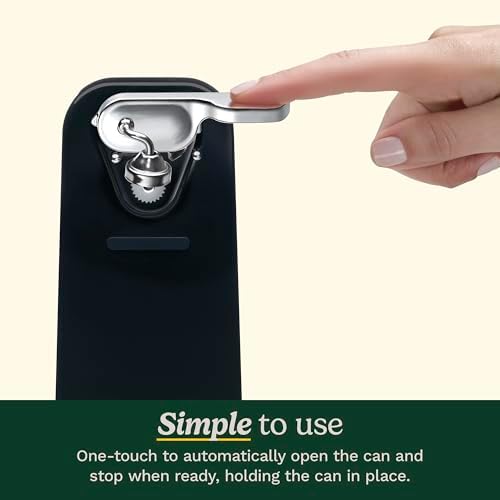 Cuisinart Electric Can Opener, One-Touch Operation, Nonslip Base, Black