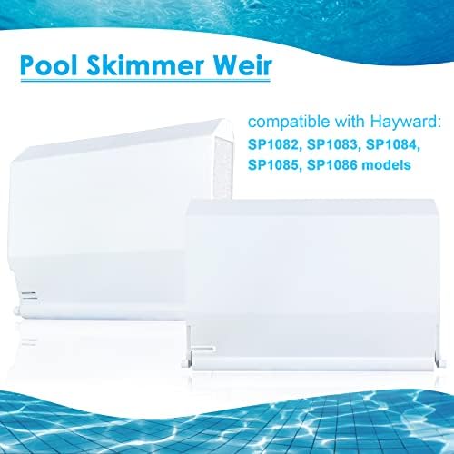 Anemone SPX1082K Pool Skimmer Weir Door Compatible with Hayward SP1082,SP1083,SP1084,SP1085,SP1086 Models,Skimmer Door Flapper Weir Gate Assembly for Hayward Pool Skimmer
