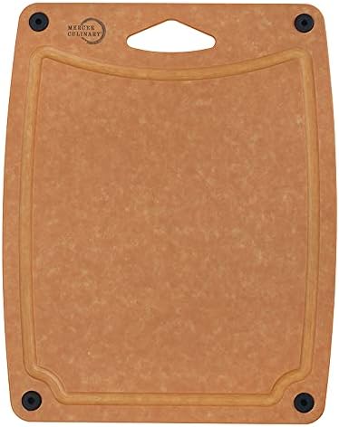 Mercer Culinary Composite Cutting Board 11 3/4" x 9 1/4", with Non Slip Feet and Juice Groove, Small