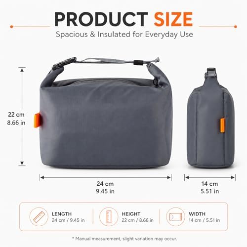 Insulated Lunch Bag For Women, Reusable Lunch Box Tote Bags