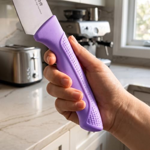 imarku 14-piece Japanese kitchen knife set, including knife block sharpener