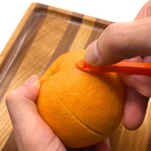 7 Orange Peeler Tools Plastic Citrus Fruit Peel Remover lemon Opener Cutter