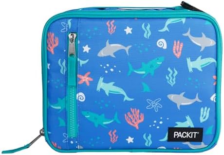 PackIt Freezable Classic Lunch Box, Sea Shark