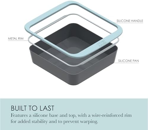 Chicago Metallic 8x8 Square Silicone Cake Pan