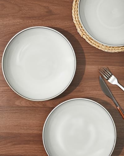 Pokini 8.75'' Ceramic Pasta Bowls Set of 4, Salad Bowls Pasta Serving Bowls