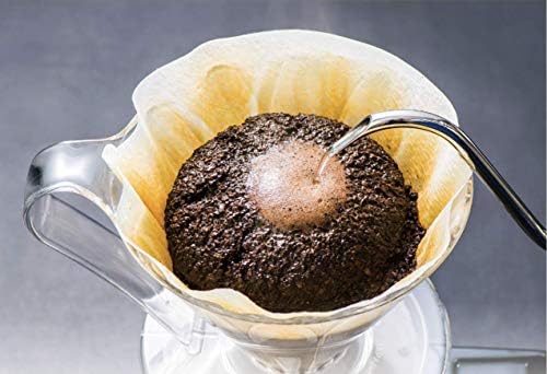 Premium Coffee Filter | CAFEC Coffee Paper Filter by Roast Type - (Dark Roast (4 Cups)) V60 02 style universal 1 to 4 cup Disposable Coffee Filter for Pour Over Dripper brewing DC4-100W