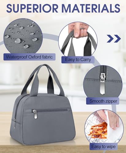 Lunch Bag, Small Insulated Lunch Box for Women Men