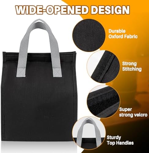 RAINFLOW Insulated Lunch Bag - Thermal Lunch Tote For Office Travel