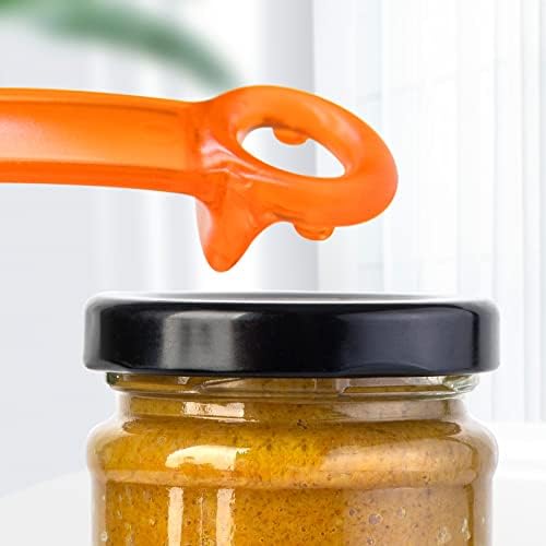 1PCS Plastic Jar Key Jar Opener for Elderly and Seniors, Orange
