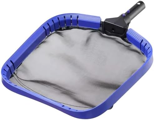 Pool Skimmer Net, Heavy Duty Flat Nylon Fine Mesh Leaf Bag, Fast Debris Removal Cleaning Tool Compatible with Standard Pole for All Swimming Pools and Ponds(No Pole)