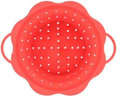Collapsible Silicone Colander for Kitchen，Foldable Pasta Vegetable Strainer
