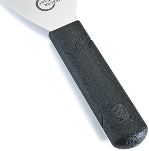 Mercer Culinary Millennia Grill Scraper, 4 Inch x 4-1/2 Inch Blade, Black Handle