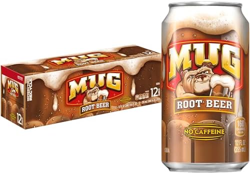 Mug Root Beer, 12 Fl Oz Cans (Pack of 12)