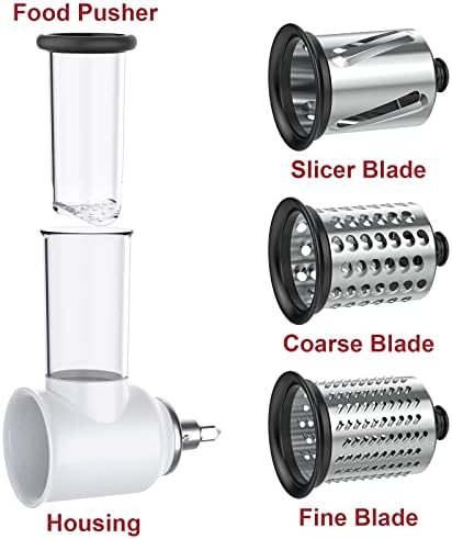 GVODE Slicer Shredder Attachment for KitchenAid Stand Mixers,Food Processor