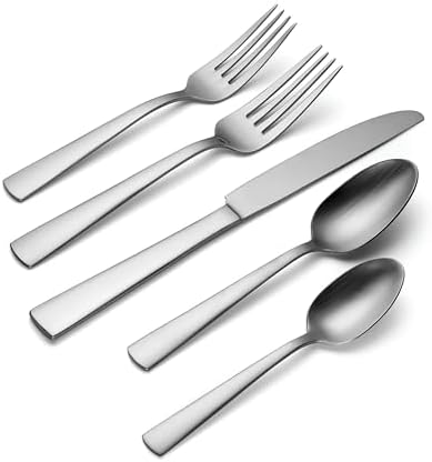 Oneida H290020AL20 Satin Nocha 20 Piece Everyday Flatware Set, Service For 4 (Pack of 3)