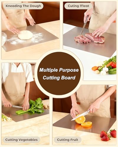 304 Stainless Steel Cutting Board for Kitchen Countertop