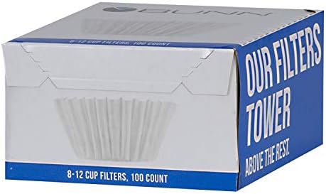 BUNN 8-12 Cup Coffee Filters, 6 each, 100ct