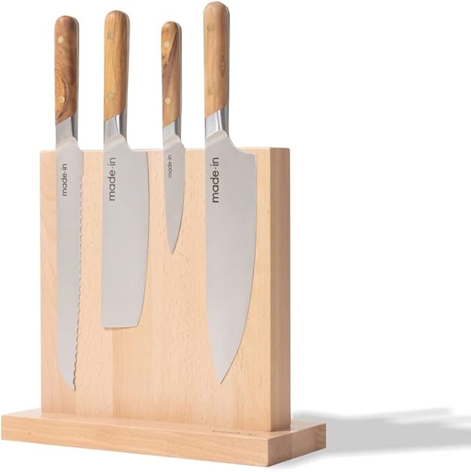 Made In Cookware | Knife Block | Italian Beechwood | Crafted in Italy