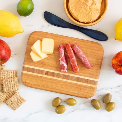 Totally Bamboo Barbados Small Bamboo Cutting Board, 9 x 6.5 Inches
