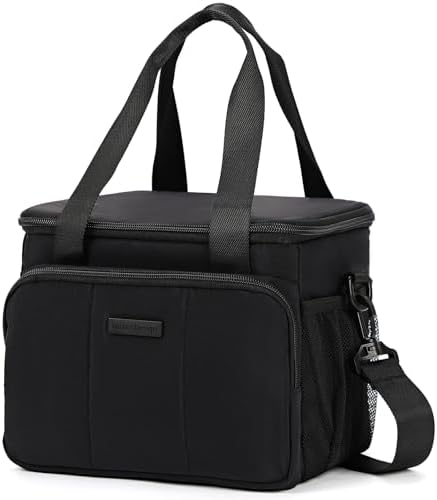 NISHEL Lunch Bag for Women, Insulated Lunch Box with Adjustable Strap