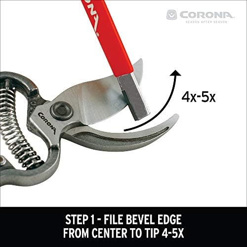 Corona Tools Handheld Garden Tool Sharpener– Blade Sharpener for Pruning Shears,Loppers,Hedge Clippers & More,(Pack of 12)