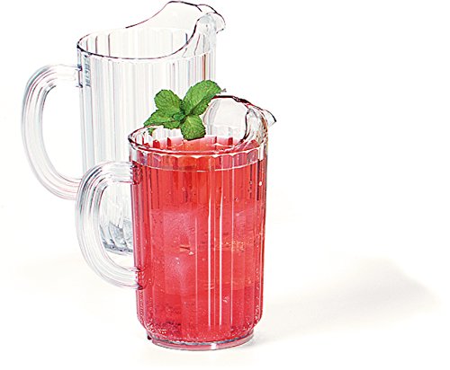 Carlisle FoodService Products 553607 32 Ounce, Pitcher, Polycarbonate, Clear