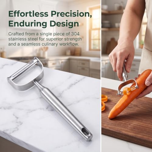 Y-Shaped Stainless Steel Kitchen Vegetable & Apple Peeler