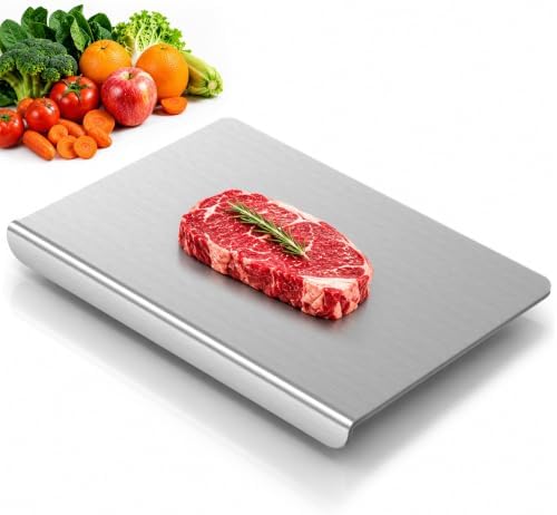 Titanium Cutting Boards for Kitchen, Double-sided non-toxic Pure Titanium Cutting Board, Dishwasher Safe Chopping & Kneading Board for Meat, Fruits, Vegetables & Baking,16 * 12