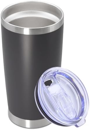 20 oz Tumbler Insulated Tumblers Stainless Steel Coffee Mug,Grey 1PCS
