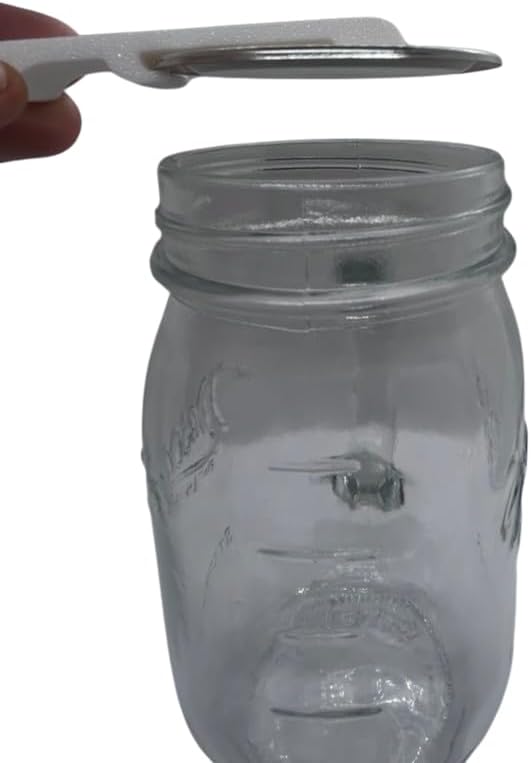 Canning and Mason Jar Opener, Easy Release Vacuum Seal for all lids magnetic (White)